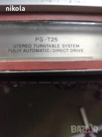 Грамофон SONY PS-T25    75лв, снимка 3 - Грамофони - 54299604