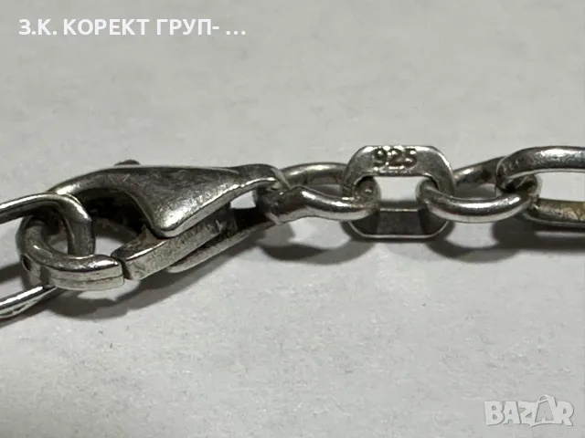 Сребърен синджир 925 – 9,72 гр., снимка 4 - Колиета, медальони, синджири - 55695517