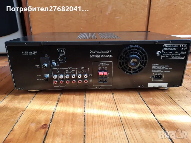 сет Technics SA-EX120 и SL-PG390, снимка 8 - Ресийвъри, усилватели, смесителни пултове - 55435125
