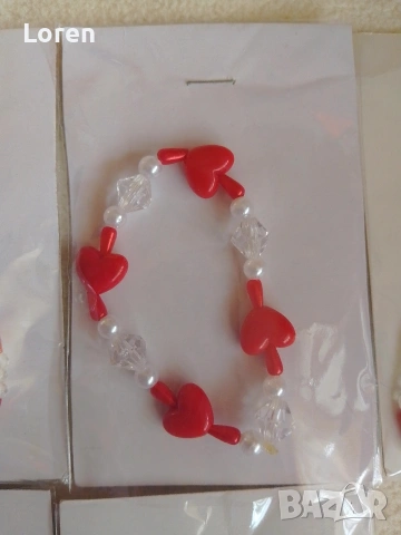 Ново!Гривни за Св.Валентин баба Марта , снимка 9 - Гривни - 48911300