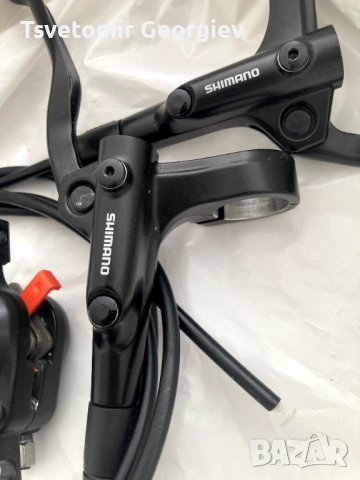 Комплект хидравлични спирачки Shimano MT200, снимка 3 - Части за велосипеди - 54922092