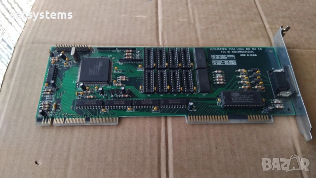  Видео карта Cirrus Logic CLVGA5428VL Vesa Local Bus REV:5.0, снимка 5 - Видеокарти - 54575891