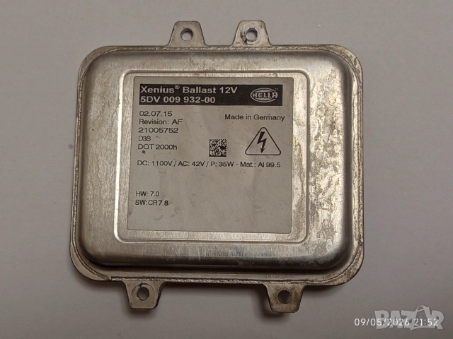 Ксенон модул Xenon Ballast запалка HELLA 5DV 009 932-00 за OPEL Insignia A  PORSCHE Cayenne, снимка 3 - Части - 54575118