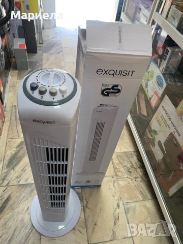 Вентилатор Exquisit Tower,45 W, 3 скорости, таймер 120 мин, снимка 4 - Вентилатори - 55200458