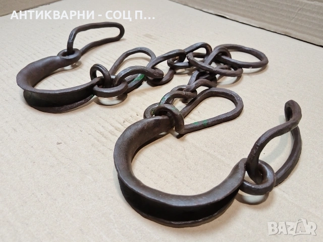 Комплект Стари Ковани Букай, Пранги. / НОМЕР 1819., снимка 2 - Антикварни и старинни предмети - 54393438
