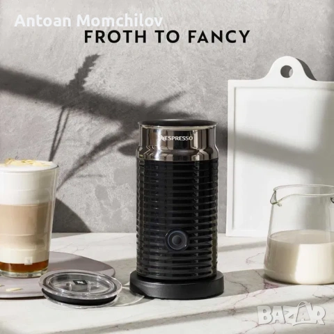Уред за млечна пяна Nespresso Aeroccino 3 White, снимка 7 - Кани - 54827752