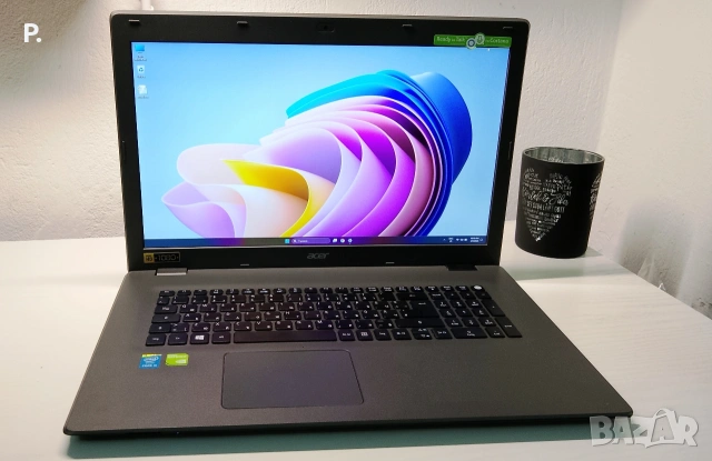 17" Acer /i5/12GB/2GBNVidia/360SSD/2часа Бат., снимка 2 - Лаптопи за дома - 54164324