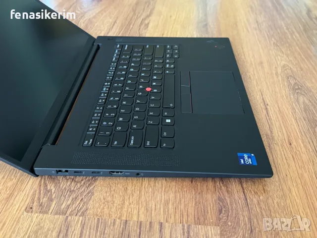 16' 2.5K Core i9-11950H Lenovo ThinkPad P1 Gen 4 64GB DDR4/1TB NVMe/Nvidia RTX 3080 16GB, снимка 10 - Лаптопи за работа - 55656838