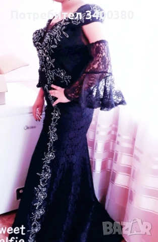 Официална Бална Рокля с Камъни , снимка 3 - Рокли - 54193429