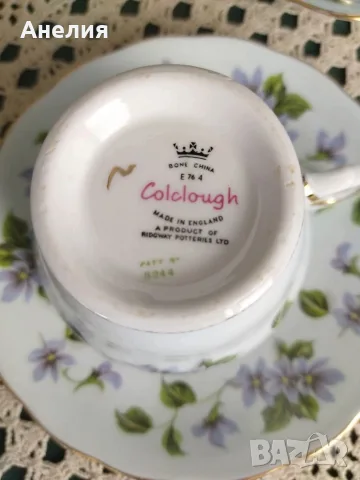 Виолетки Colclough England, снимка 7 - Чаши - 55366242