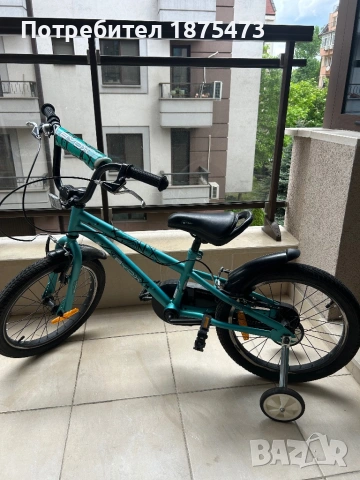 Детски велосипед Byox 18’’ зелено, снимка 6 - Велосипеди - 54574234