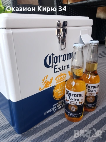 Corona Extra ретро метална охладителна кутия, снимка 10 - Други стоки за дома - 55113572