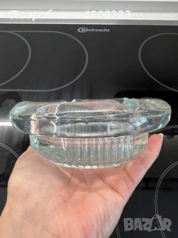 Стъклен пепелник, снимка 3 - Декорация за дома - 54317252