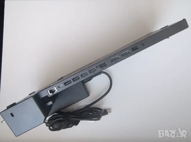Докинг станция Lenovo 40AH + зарядно. Подходяща за лаптопи Lenovo L T X P серии, снимка 3 - Лаптоп аксесоари - 55593999