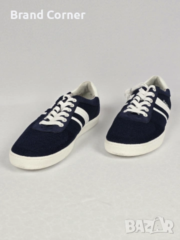 Оригинални мъжки маратонки JOOP! – Тъмносини, Естествен текстил/Велур