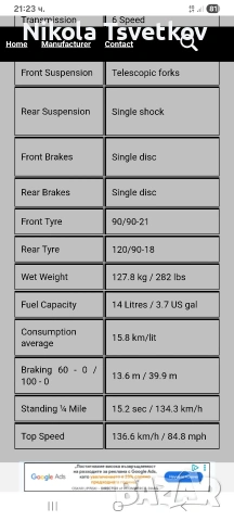 Cagiva W8 125, снимка 14 - Мотоциклети и мототехника - 54688263