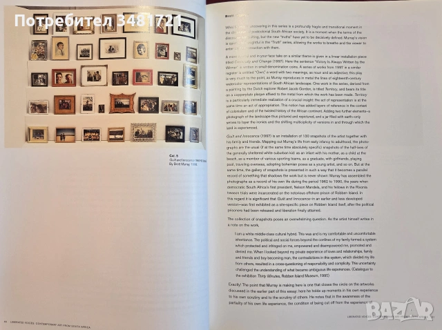 Освободени гласове - съвременно изкуство от Южна Африка / Liberated Voices, снимка 12 - Изкуство, музика, кино и фотография - 55065410