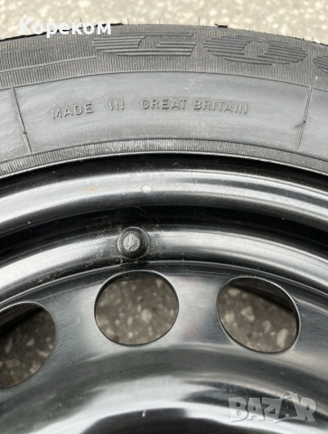 Гума с джанта Goodyear GT2 Made in Great Britain 185/65R15 ET 49 патерица за автомобил, снимка 3 - Гуми и джанти - 54543492