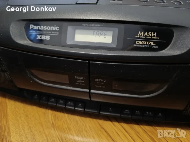 Ретро радиокасетофон с CD Panasonic RX-DT401 – Перфектно състояние