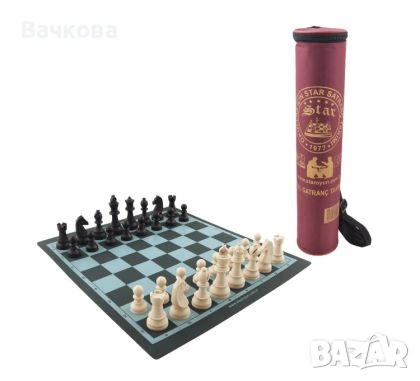 Шах в тубус, снимка 2 - Шах и табла - 55056560