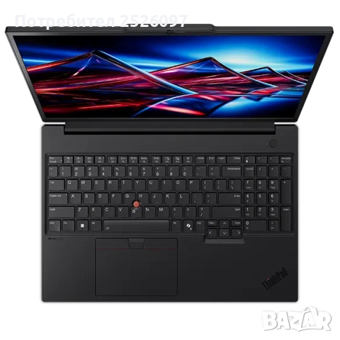 НОВ ThinkPad P16v Gen 3/64GB DDR5/Ultra 7 255H/RTX PRO 2000 8GB, снимка 3 - Лаптопи за работа - 54571066