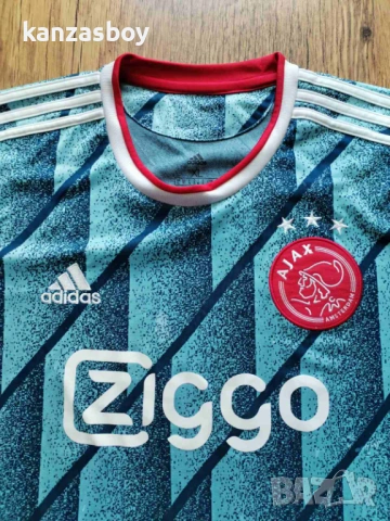 AJAX AMSTERDAM x ADIDAS 2020 2021 AWAY FOOTBALL SHIRT - футболна колекционерска тениска КАТО НОВА ХЛ, снимка 2 - Тениски - 54905286