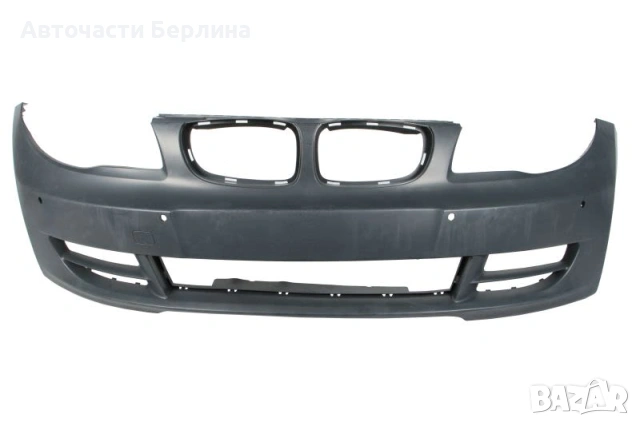 Предна броня с парктроник с отвори за халогени за BMW 1 BLIC