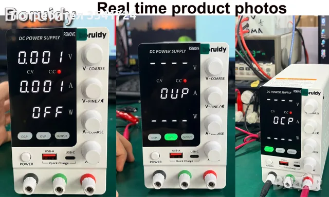 DC лабораторно захранване 32V / 10A с висока резолюция 0.001V, снимка 10 - Друга електроника - 55586943