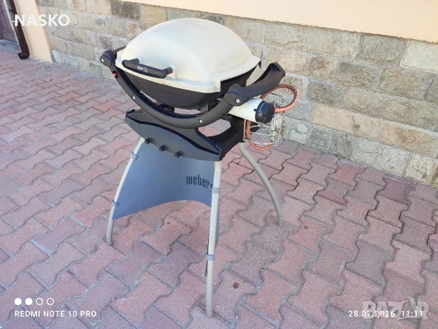 ГАЗОВО БАРБЕКЮ WEBER Q1000, снимка 6 - Барбекюта - 55458911