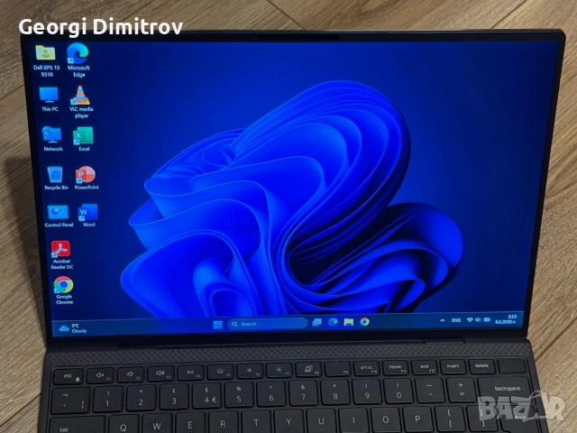 Dell XPS 13 9310 I5-1145G7/8RAM/512NVMe/Iris XE Graphics/Full HD+, снимка 3 - Лаптопи за работа - 54984052