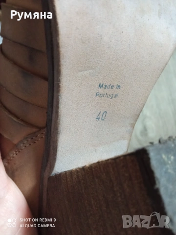 Пролетно летни боти от естествена кожа, снимка 2 - Дамски боти - 54140084