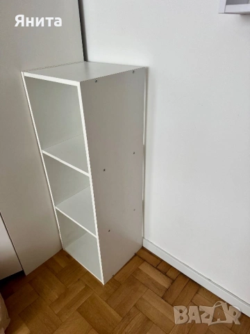 Бял рафт шкаф етажерка, снимка 2 - Шкафове - 54893640