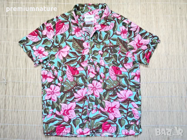 Goodfellow & Co Tropical / M / мъжка лятна риза с къси ръкави, снимка 8 - Ризи - 55599421