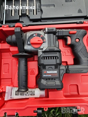 Акумулаторен перфоратор Parkside PBHAP 20 Li A1 , 1.9 J, снимка 6 - Перфоратори - 54117532