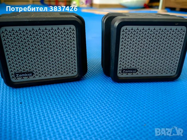 Безжични Bluetooth тонколони Zamkol ZK206 (Стерео комплект / 2 броя), снимка 3 - Bluetooth тонколони - 55681560