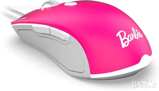 KROM BARBIE KANDY - Бяла LED мембранна клавиатура, мишка 6400 DPI оптичен сензор, снимка 4 - Клавиатури и мишки - 55674182