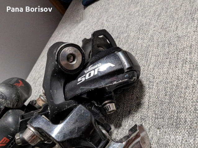 Шосеен Монтаж Shimano Sora 2x9 скорости, снимка 2 - Части за велосипеди - 55258014
