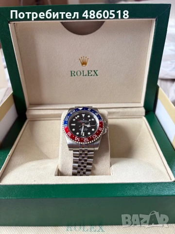 Rolex GMT-Master II “Pepsi” – Jubilee, пълен комплект