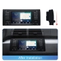 7-инчова Android мултимедия с копчета за BMW E39 E53 E38 + CarPlay + Подарък камера, снимка 3