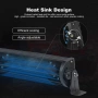 56см 390W 9D LED bar три реда – 36400lm мощен прожектор за джип, камион и техника, снимка 5