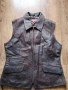 harkila leather vest - дамски кожен елек ЕСТЕСТВЕНА КОЖА 42/Л, снимка 2