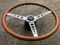 стар дървен спортен волан - 1950/60г. - ОРИГИНАЛ, снимка 4