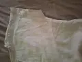 Ленена блуза с къс ръкав в бледо бежово, снимка 3