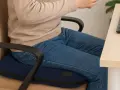 Отопляема седалка с вибрационен масаж за фотьойли и столове, снимка 4