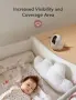 nooie Видео бебефон с 5" дисплей, HD камера и нощно виждане, снимка 5