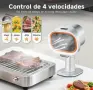 Преносим абсорбатор AMZCHEF, мобилен абсорбатор с телескопична височина и накланяне 40°, преносим, снимка 2
