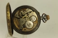 1900's REGULATEUR С Локомотив 68мм Джобен Часовник Син Емайл, снимка 8