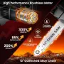 Нов Мощен акумулаторен трион за дърва и клони 12" 3900W с аксесоари и куфар, снимка 2