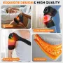 Масажор за коляно лакти и рамене с 6 нива нагряване и 3 на вибрация – Heated Vibration Knee Massager, снимка 7