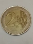 Монета от 2 евро с грешка , снимка 2